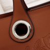 Burberry Crest Grommet Leather Tote Bag WV6688
