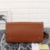 Burberry Crest Grommet Leather Tote Bag WV6688