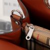 Burberry Crest Grommet Leather Tote Bag WV6688