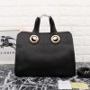 Burberry Crest Grommet Leather Tote Bag WV6688