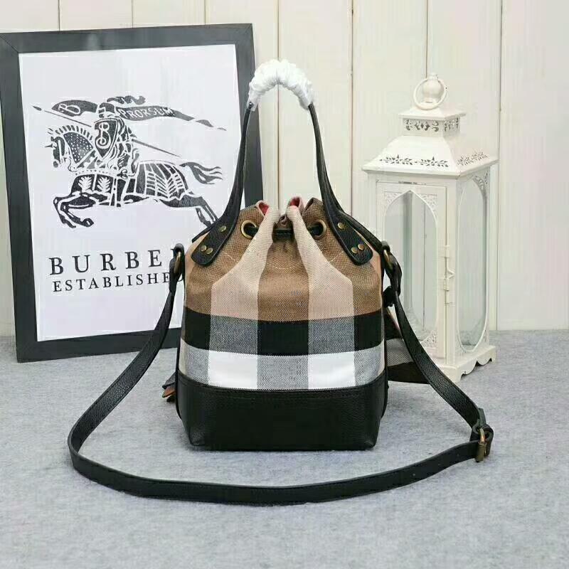 Burberry Drawstring Tote Bucket Bag WV3241