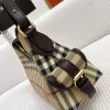 Burberry Haymarket Check Canvas Small Shoulder Bag CDZ0222