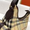 Burberry Haymarket Check Canvas Small Shoulder Bag CDZ0222
