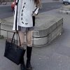 Burberry Leather Two Handle Bag WN8300