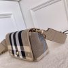 Burberry Small Check Cashmere Crossbody Bag BO211223