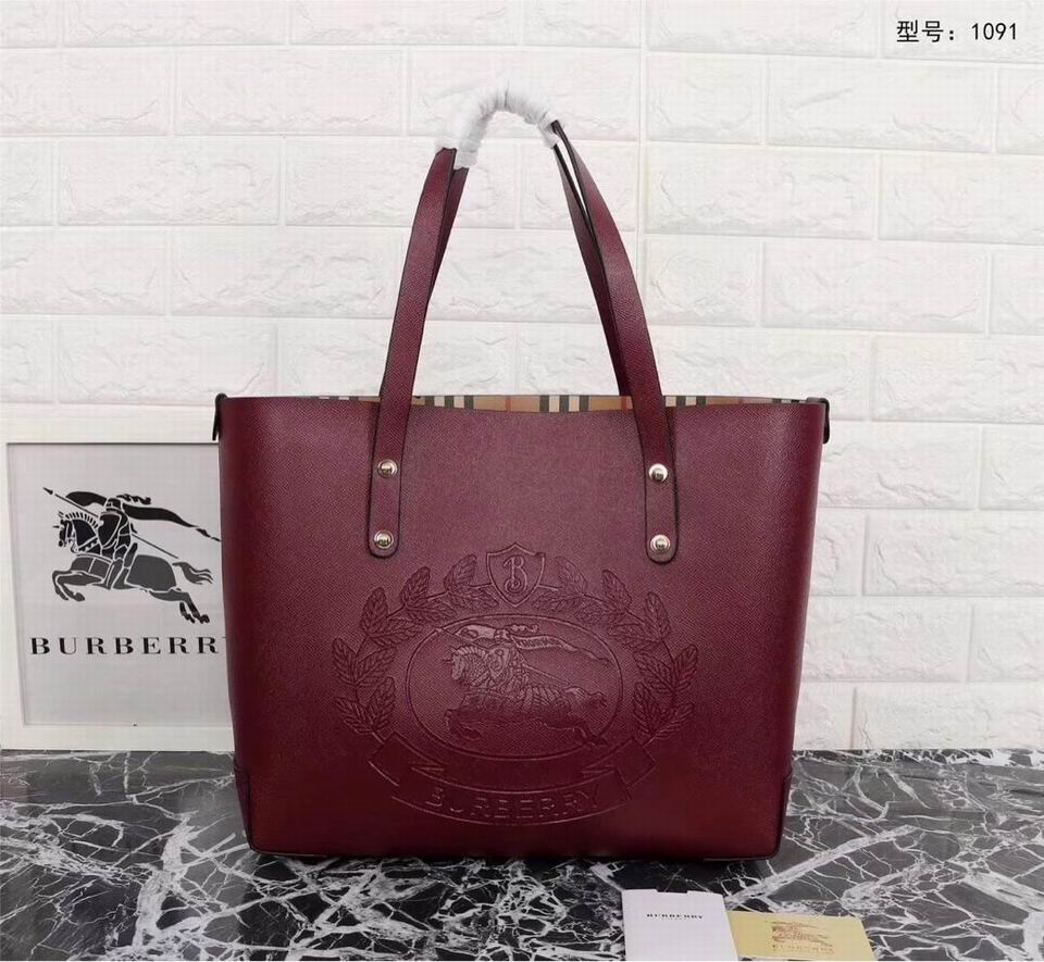 Burberry Small Embossed Crest Tote Bag WV1091