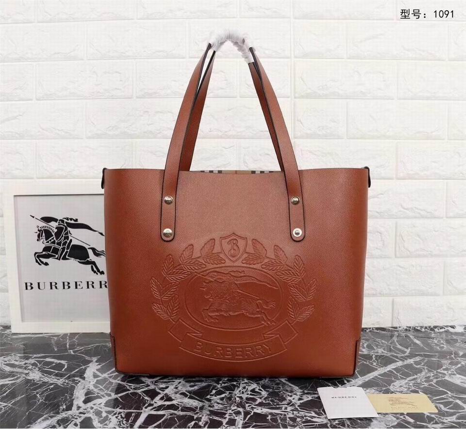 Burberry Small Embossed Crest Tote Bag WV1091
