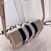 Burberry Women Medium Check Canvas and Leather TB Bag BO211223