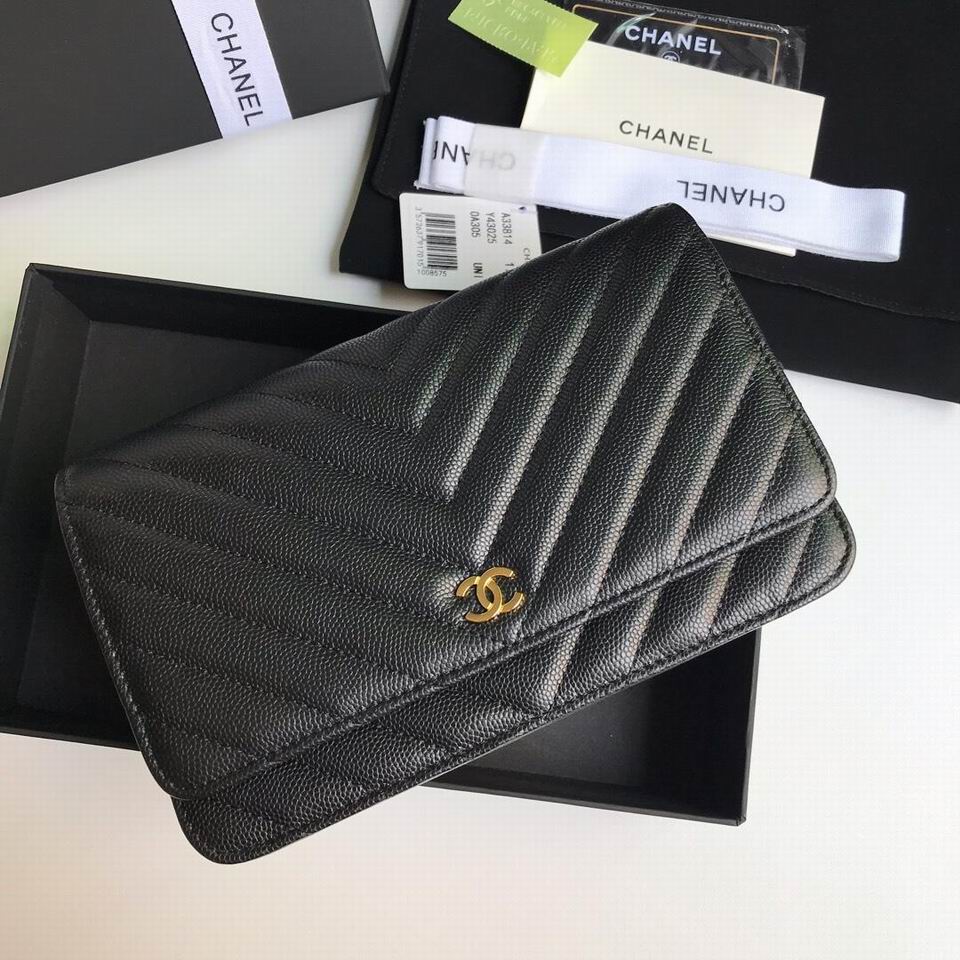 Chanel Cavlar Leather Crossbody Bag WXA338
