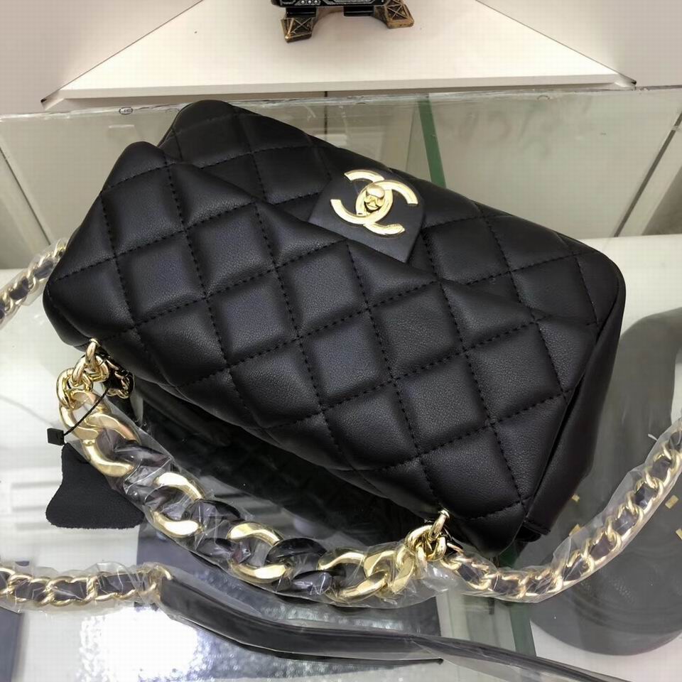 Chanel Resin Quilted Square Mini Sling Bag WX19121