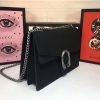 Gucci Black Velvet Dionysus Super Mini Chain Bag WD403348