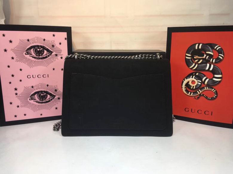 Gucci Black Velvet Dionysus Super Mini Chain Bag WD403348