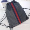Gucci Canvas GG Supreme Drawstring Backpack WD473872
