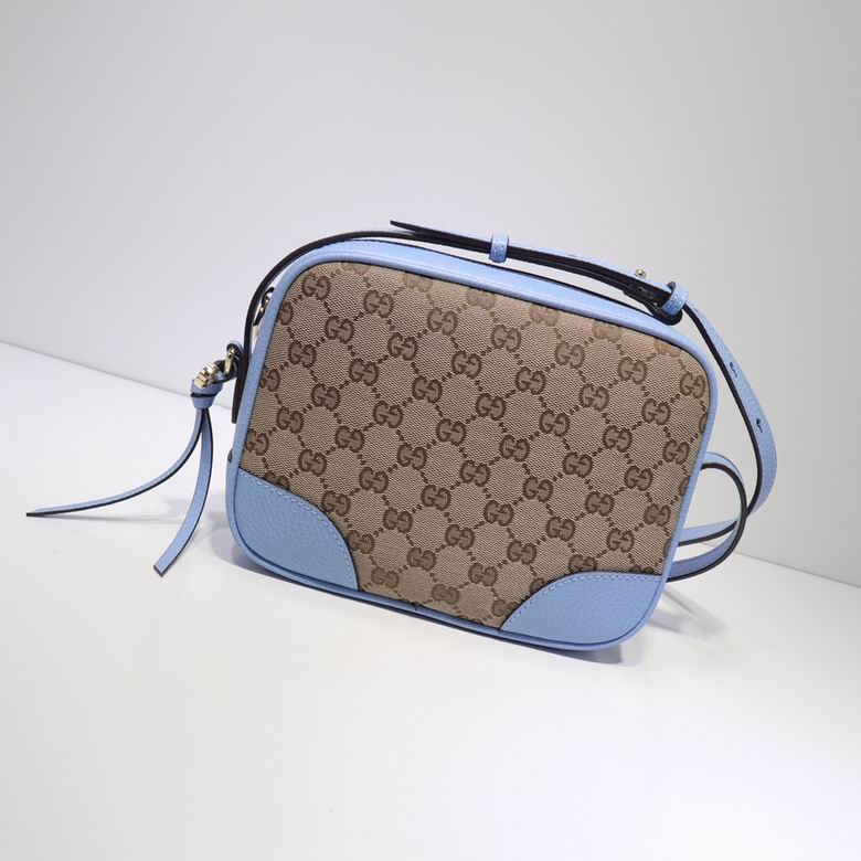 Gucci GG Canvas Leather Crossbody Bag WD387360