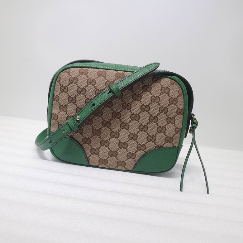 Gucci GG Canvas Leather Crossbody Bag WD387360