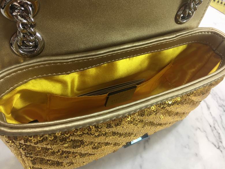 Gucci GG Marmont Mini Sequin Shoulder Bag WD446744