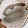Gucci Stripes Canvas Leather Shoulder Bag WD547926