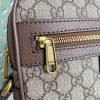 Gucci Stripes Canvas Leather Shoulder Bag WD547926