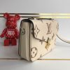 LV BIcolor Monogram Empreinte Leather Bag CV45773