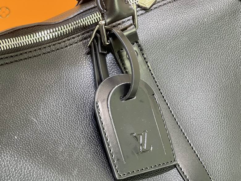 LV Epi Leather Noir Keepall Travel Bag SSM334