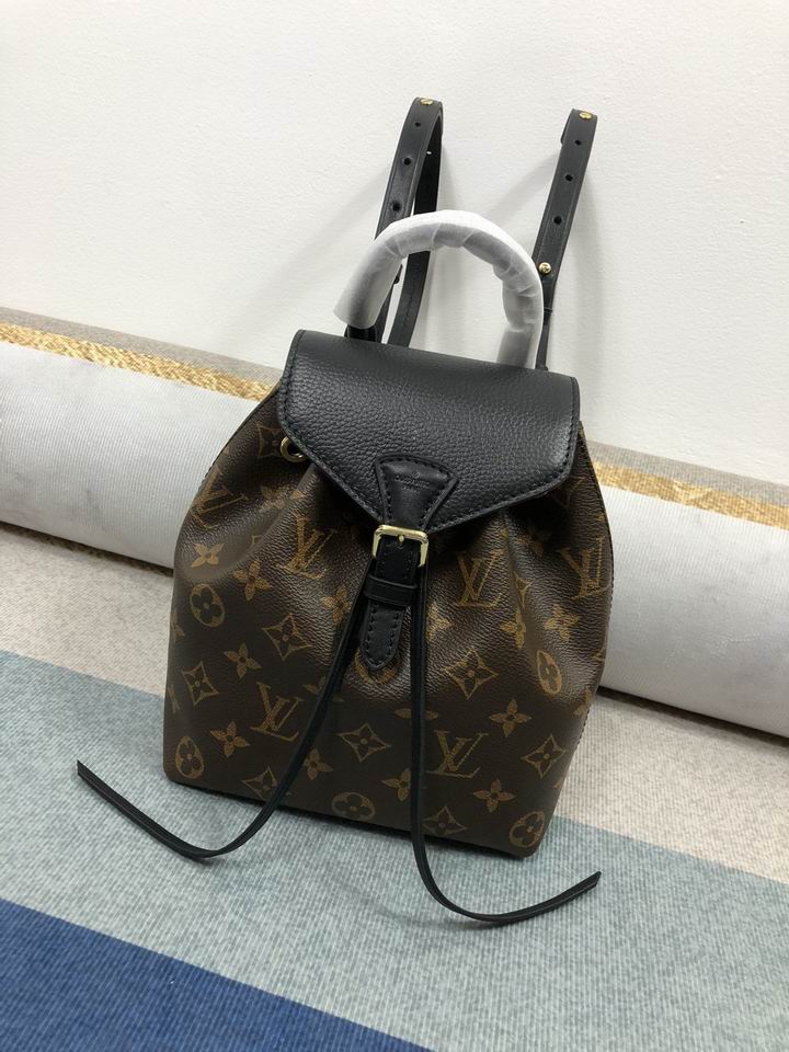 LV Monogram Canvas Leather Backpack CYM455