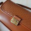 MK Bradshow Small Woven Leather Shoulder Bag CA9932