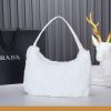 Prada Terry Cloth Pouch Shoulder Bag WM1NE515