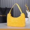 Prada Terry Cloth Pouch Shoulder Bag WM1NE515