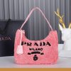 Prada Terry Cloth Pouch Shoulder Bag WM1NE515