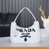Prada Terry Cloth Pouch Shoulder Bag WM1NE515