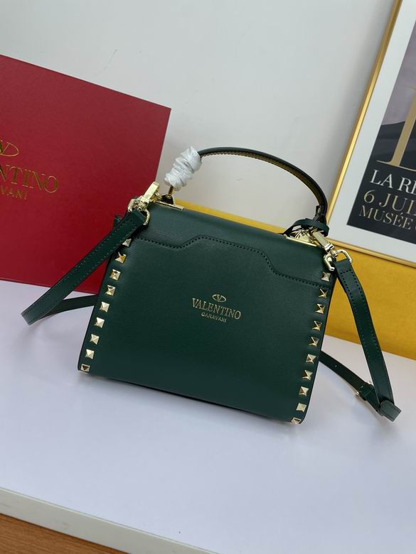 Valentino Small Alcove Rockstud Leather Top Handle Bag WW2211