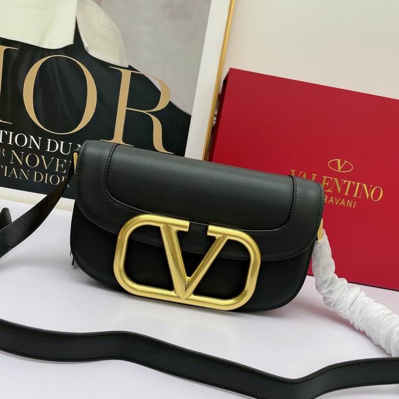 Valentino Supervee Smooth Leather Crossbody Bag WW221196