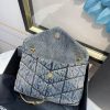YSL Loulou Toy Puffer Denim Shoulder Bag CX6203