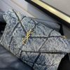 YSL Loulou Toy Puffer Denim Shoulder Bag CX6203