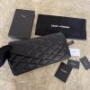 YSL Suede Puffer Clutch AM655004