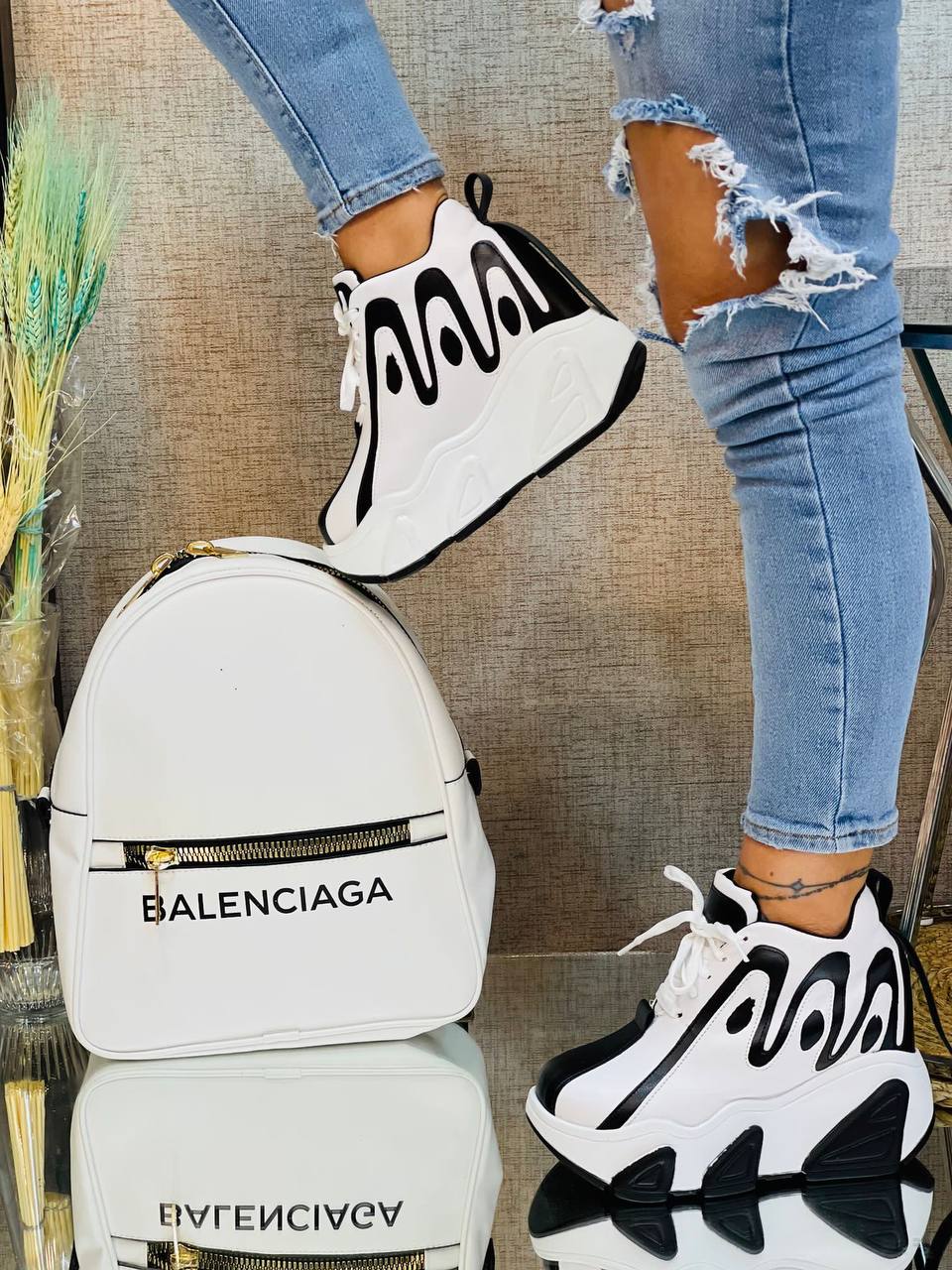 Balenciaga Bag and Sneakers Set SS