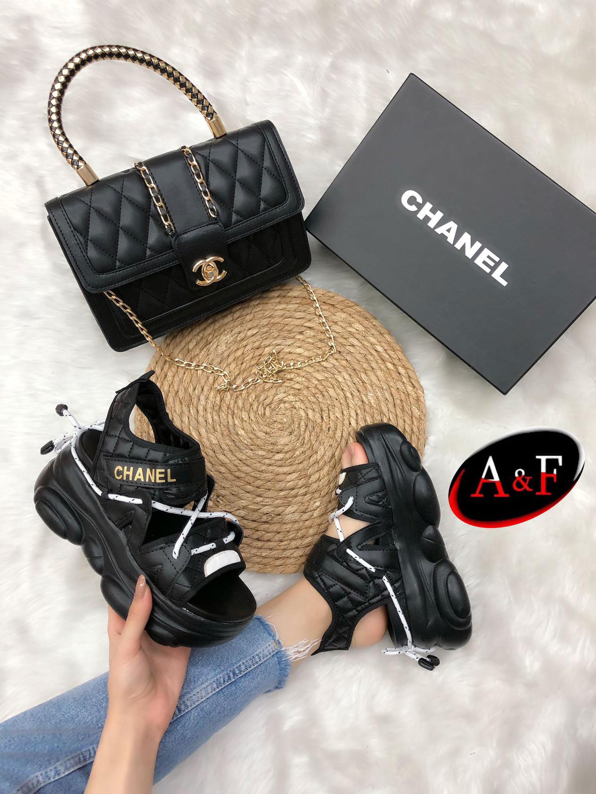 Chanel Bag and Sandals Set AFS